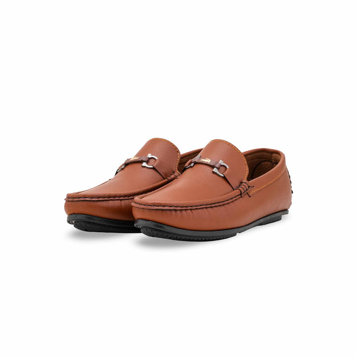 Boys Mustard Formal Moccasin KD2509