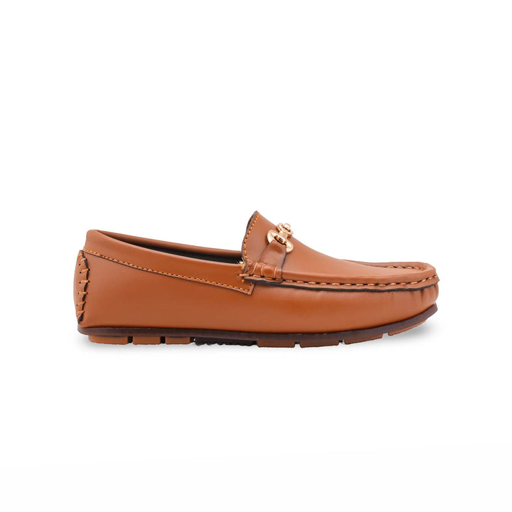 Boys Mustard Formal Moccasin KD2513