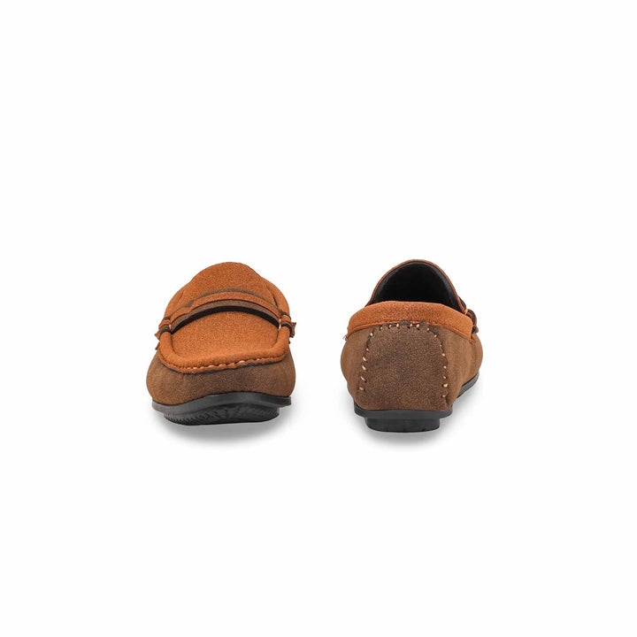 Boys Brown Formal Moccasin KD2516