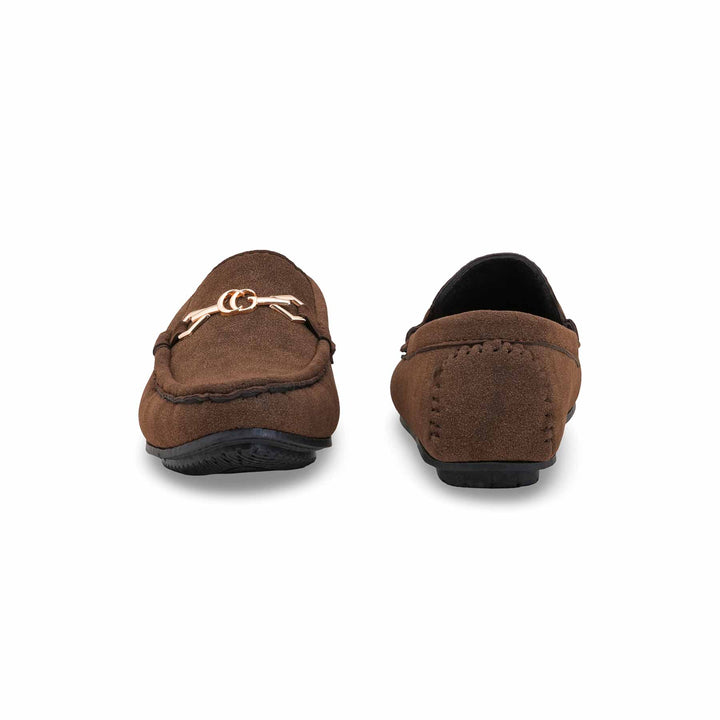 Boys Brown Formal Moccasin KD2517