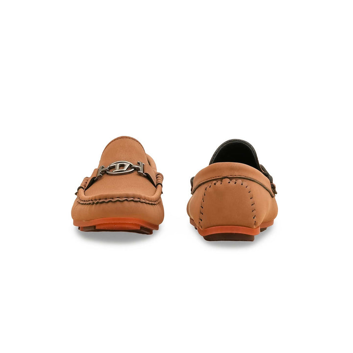 Boys Camel Formal Moccasin KD2518