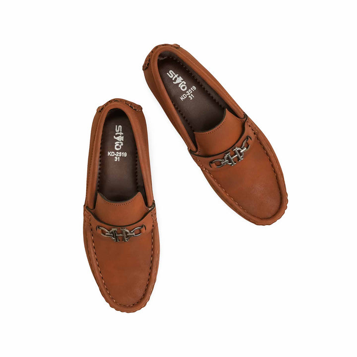 Boys Mustard Formal Moccasin KD2519