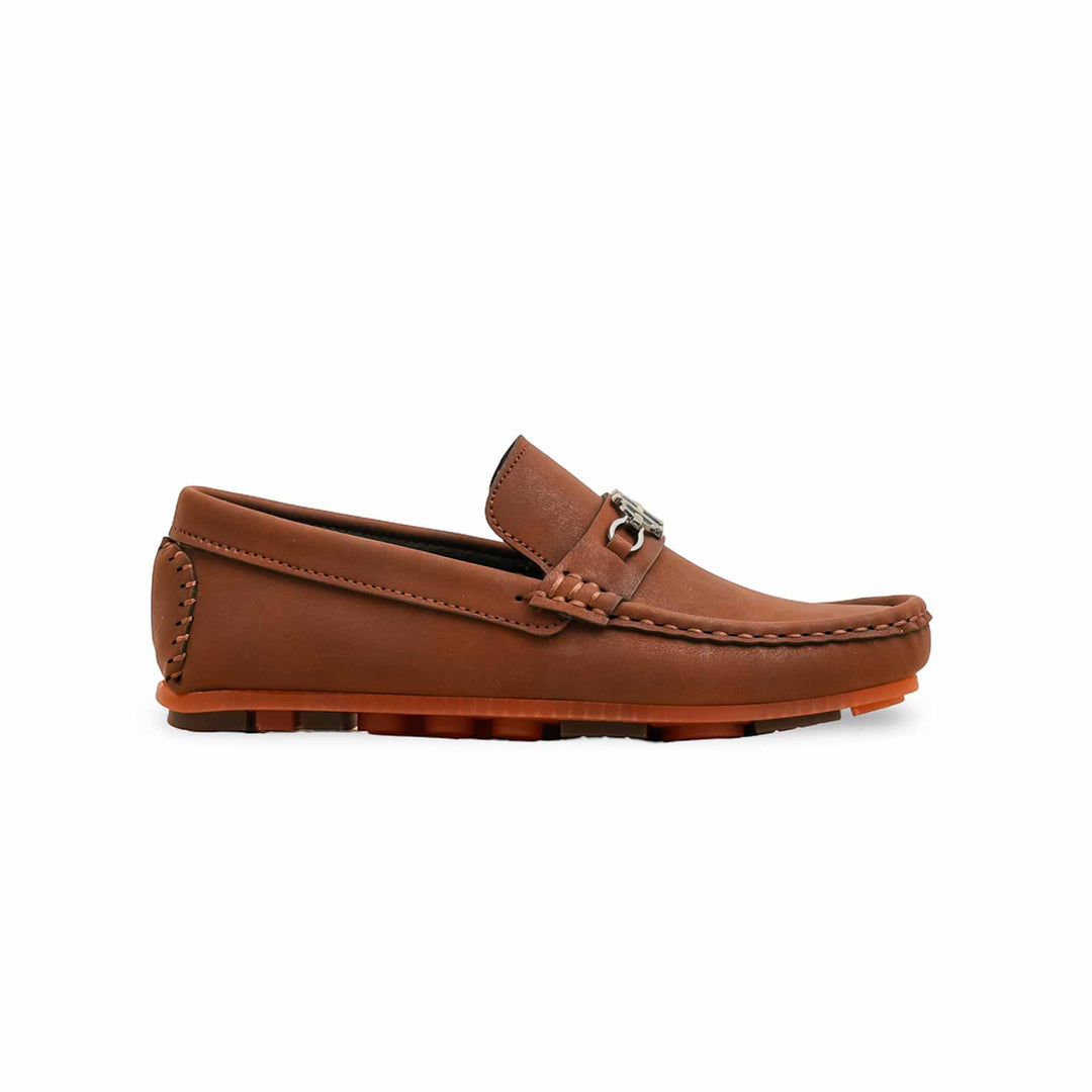 Boys Mustard Formal Moccasin KD2519