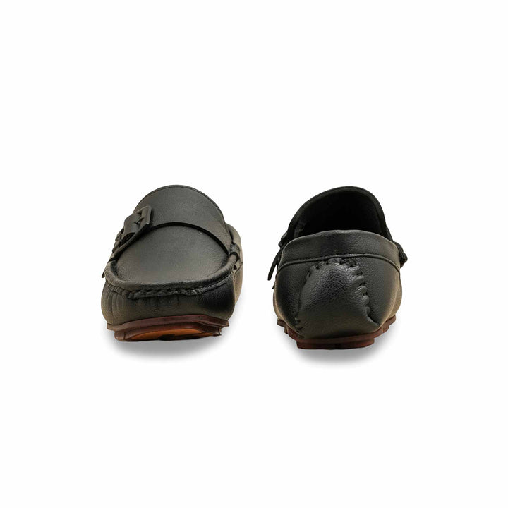 Boys Black Formal Moccasin KD2520