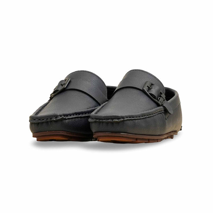 Boys Navy Formal Moccasin KD2520