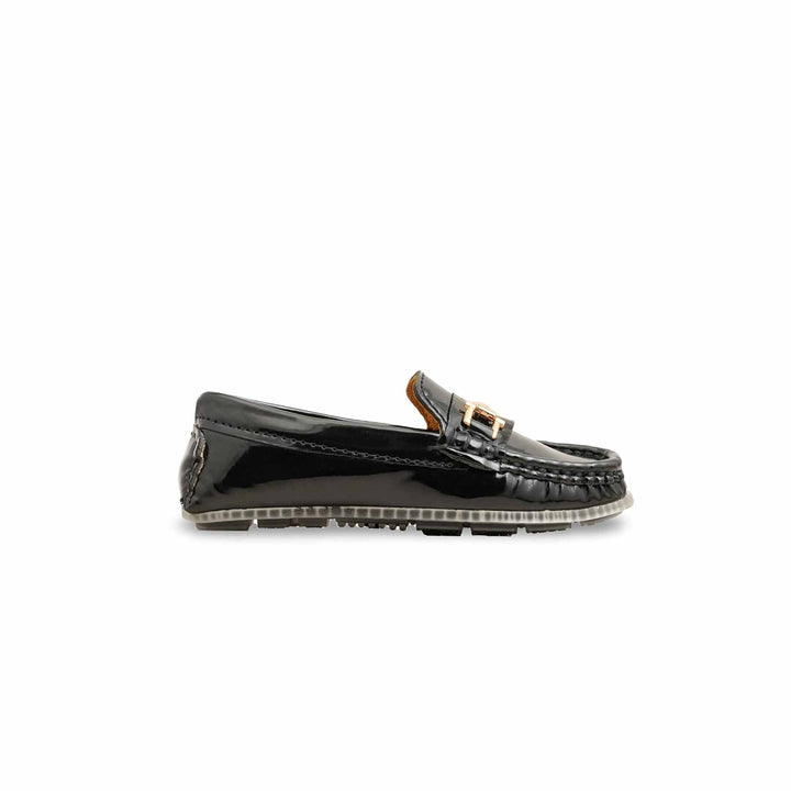 Boys Black Formal Moccasin KD2527