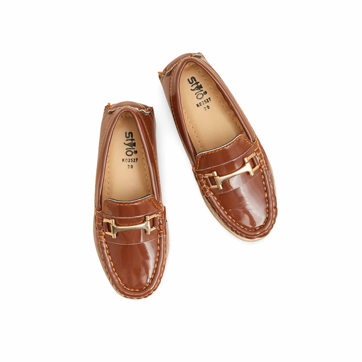 Boys Mustard Formal Moccasin KD2527