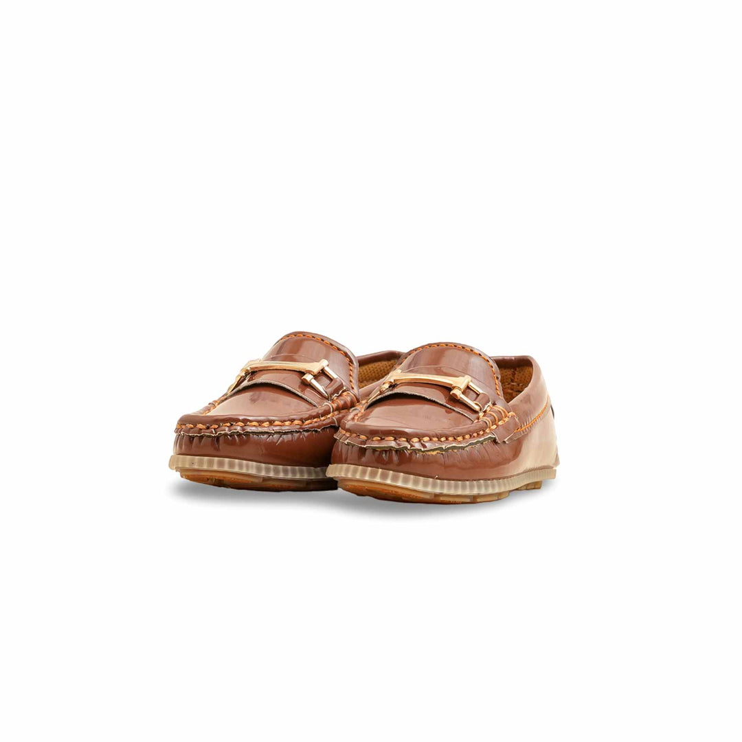 Boys Mustard Formal Moccasin KD2527