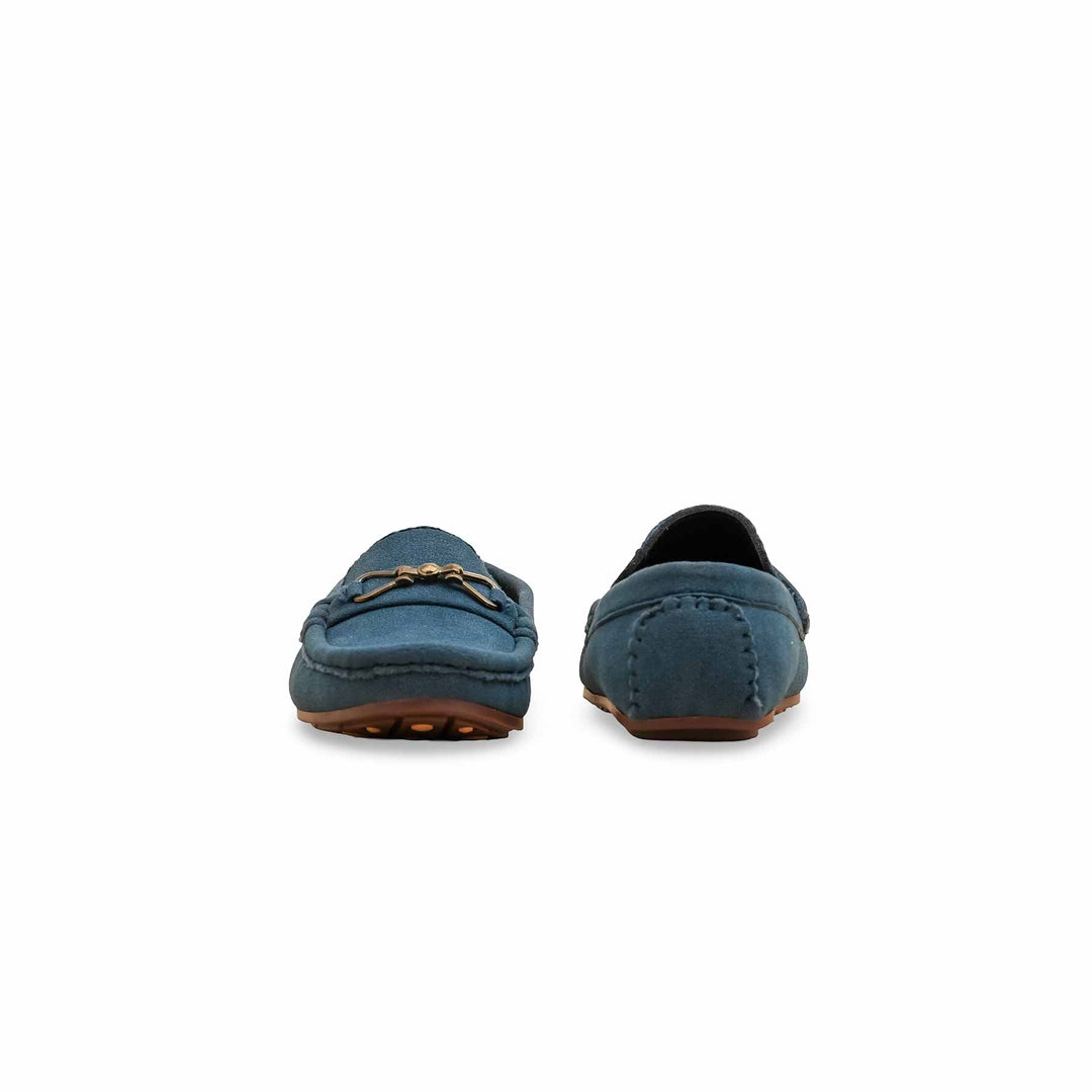 Boys Navy Formal Moccasin KD2528