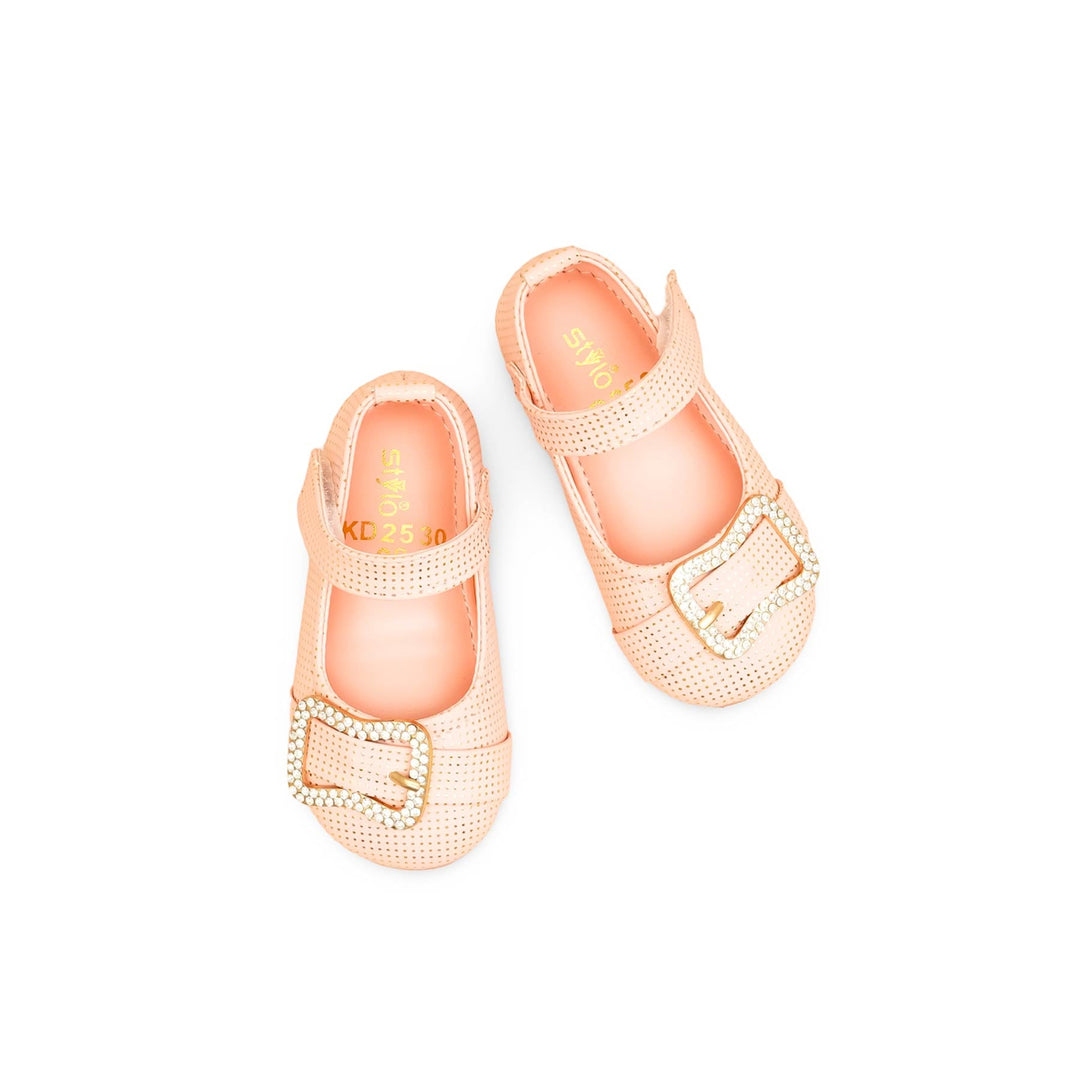 Girls Pink Fancy Pumps KD2530