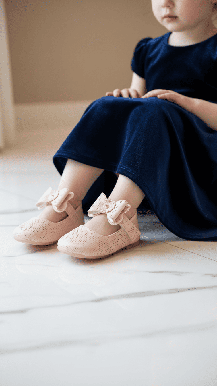 Girls Pink Fancy Pumps KD2531