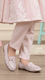 Girls Peach Fancy Moccasin KD2538