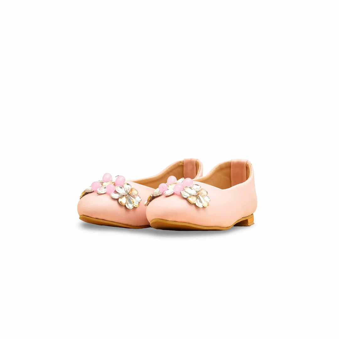 Girls Pink Formal Pumps KD2550