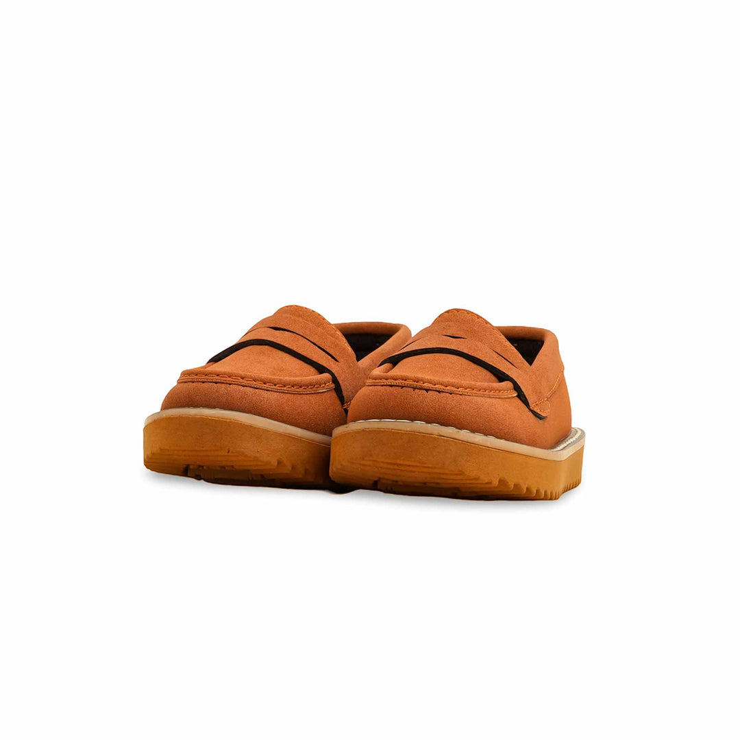 Boys Mustard Formal Moccasin KD2552