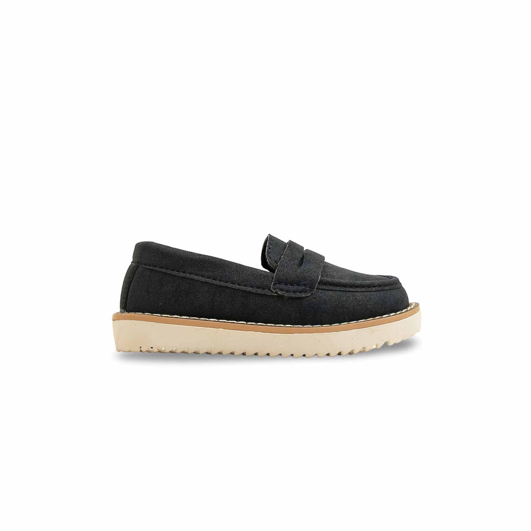 Boys Navy Formal Moccasin KD2552