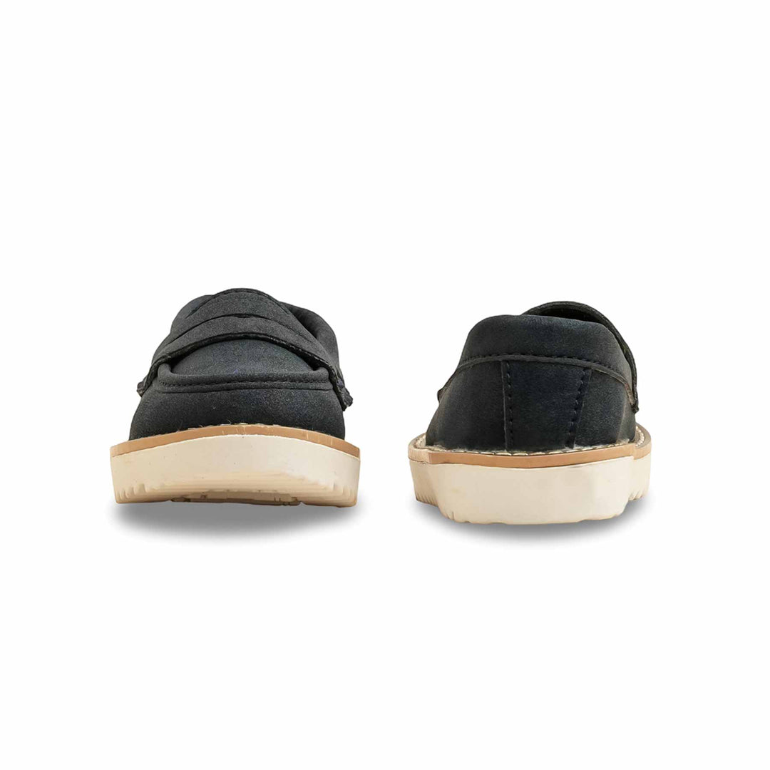 Boys Navy Formal Moccasin KD2552