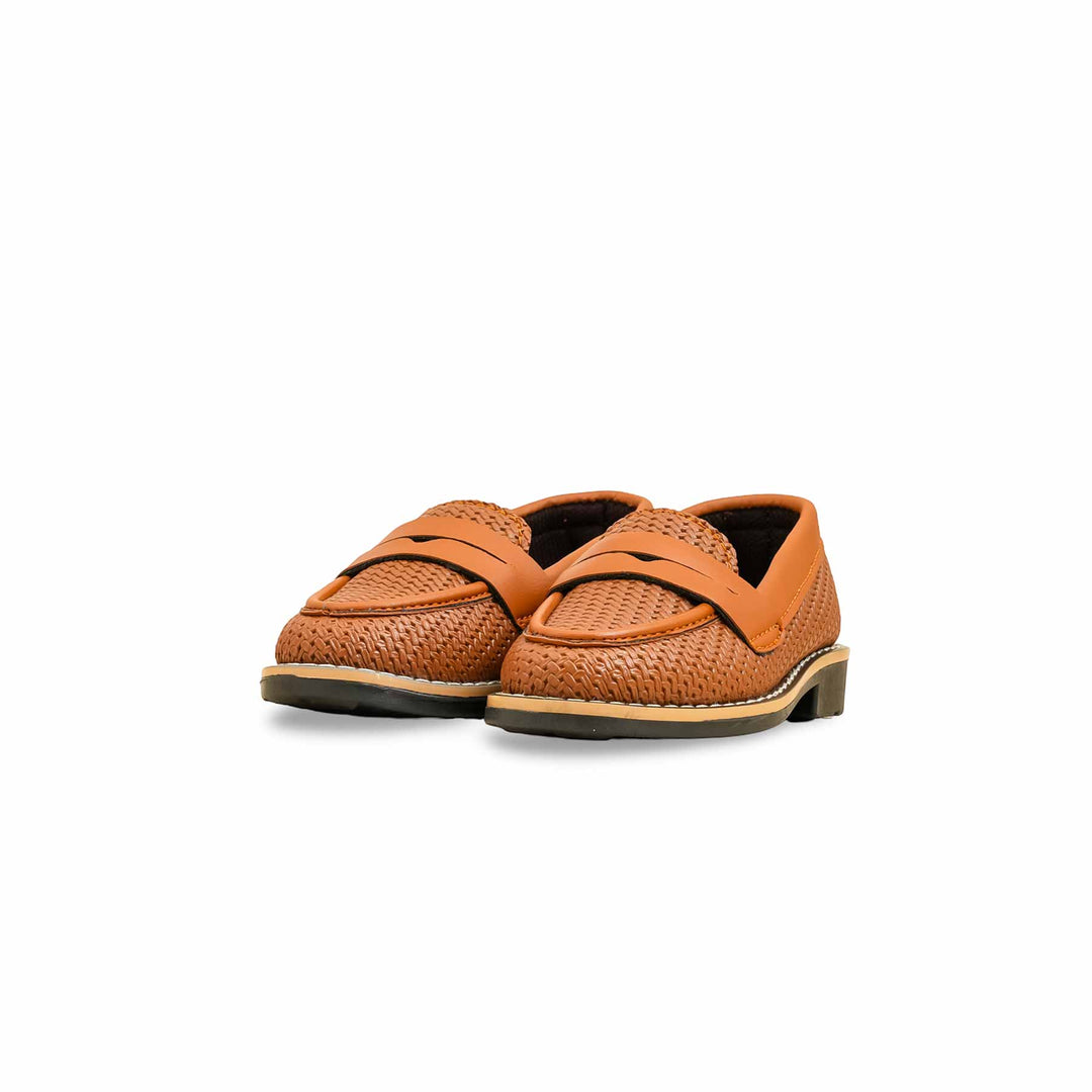 Boys Mustard Formal Moccasin KD2553