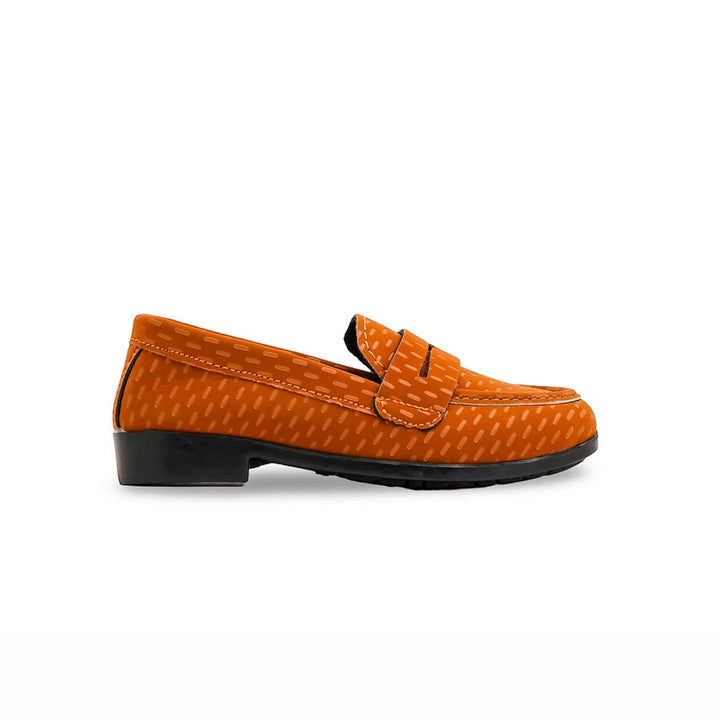 Boys Mustard Formal Moccasin KD2554