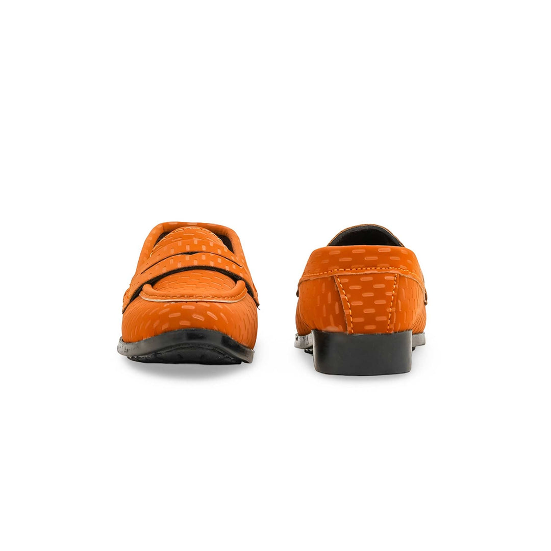 Boys Mustard Formal Moccasin KD2554