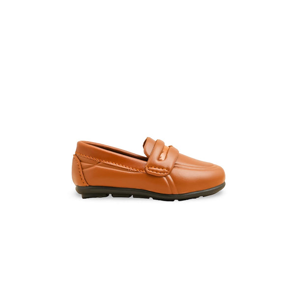 Boys Mustard Formal Moccasin KD2555