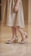 Girls Peach Fancy Pumps KD2563