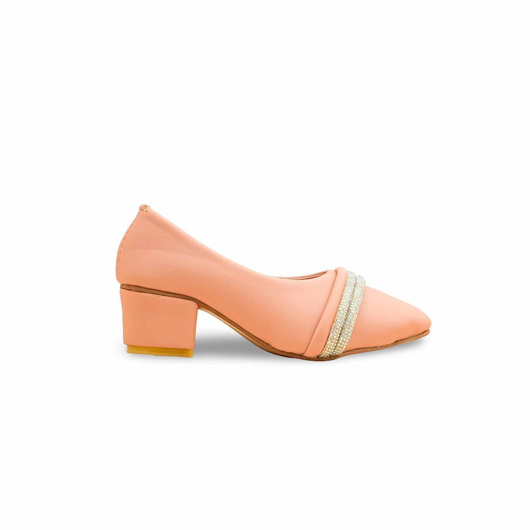 Girls Pink Formal Pumps KD2565