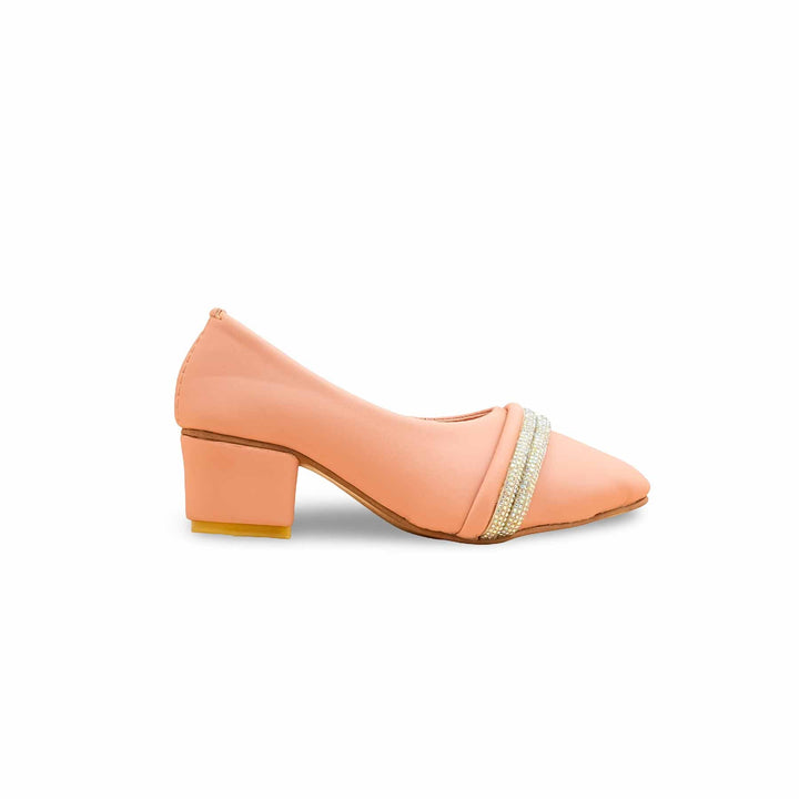 Girls Pink Formal Pumps KD2565