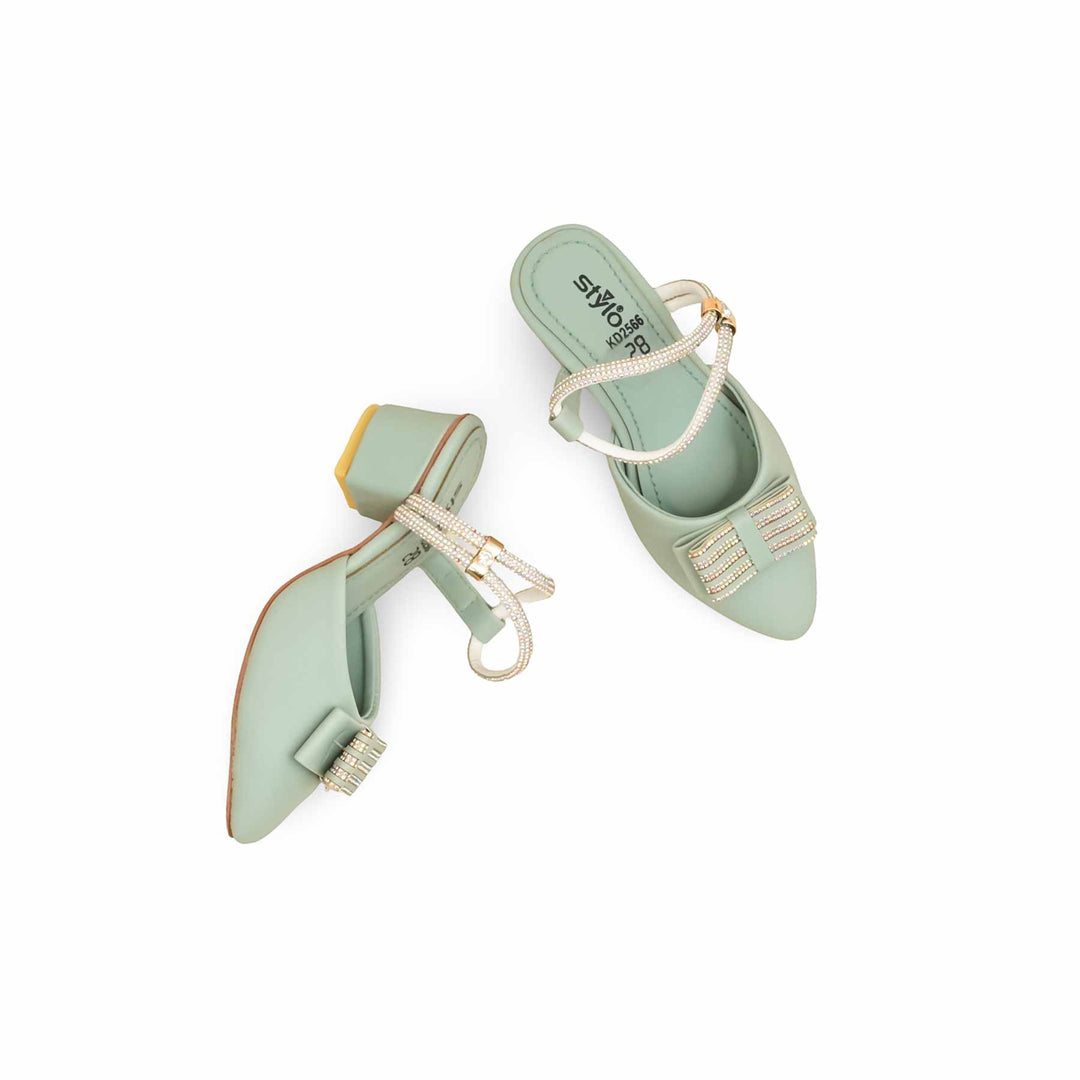 Girls PISTAGREEN Formal Pumps KD2566