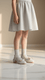 Girls Silver Fancy Pumps KD2567