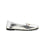 Girls Silver Formal Moccasin KD2571