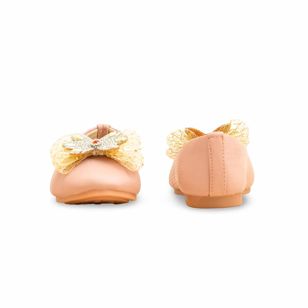 Girls Pink Formal Pumps KD2577