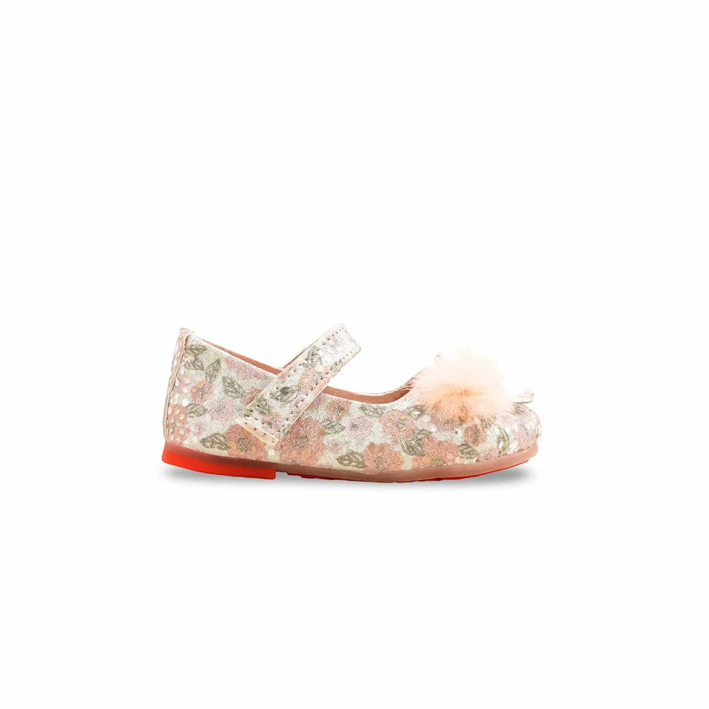 Girls Pink Fancy Pumps KD2579