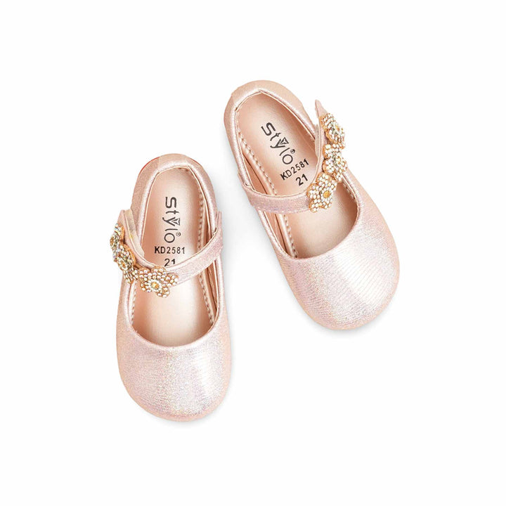 Girls Pink Fancy Pumps KD2581