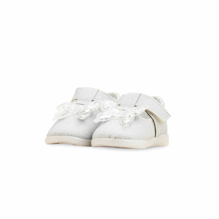 Babies Silver Casual Booties KD2588