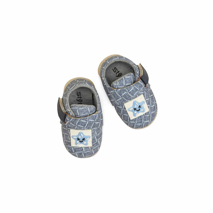 Babies Blue Casual Booties KD2589