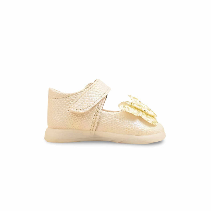 Babies Golden Casual Booties KD2590