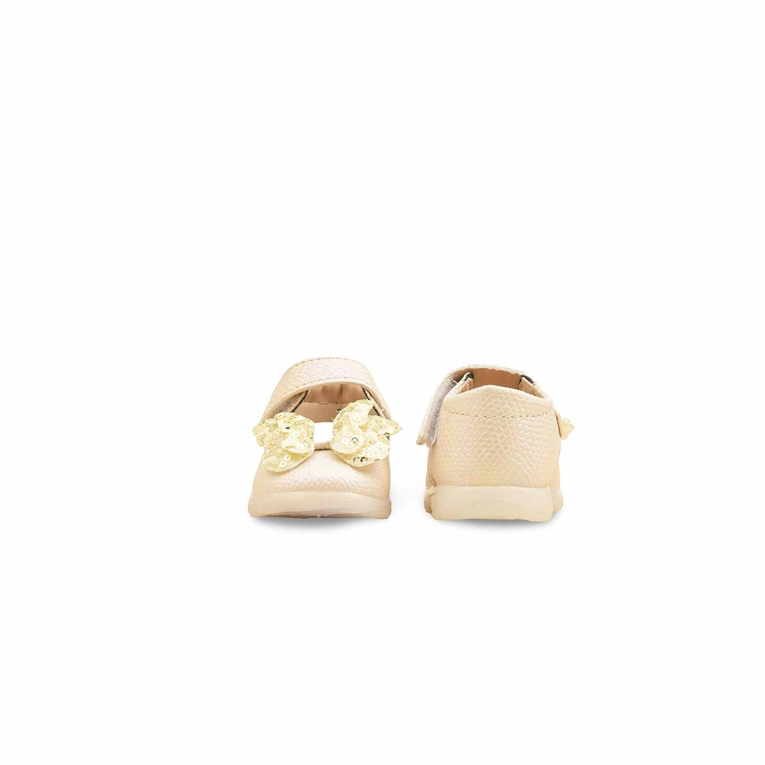 Babies Golden Casual Booties KD2590