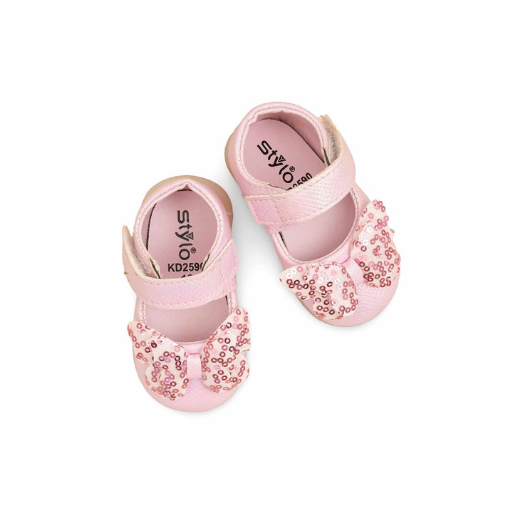 Babies Pink Casual Booties KD2590