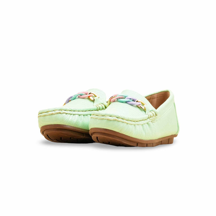 Girls PISTAGREEN Casual Moccasin KD2596