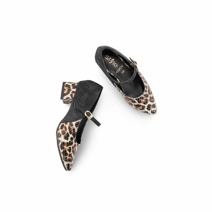 Girls Black Formal Pumps KD2612