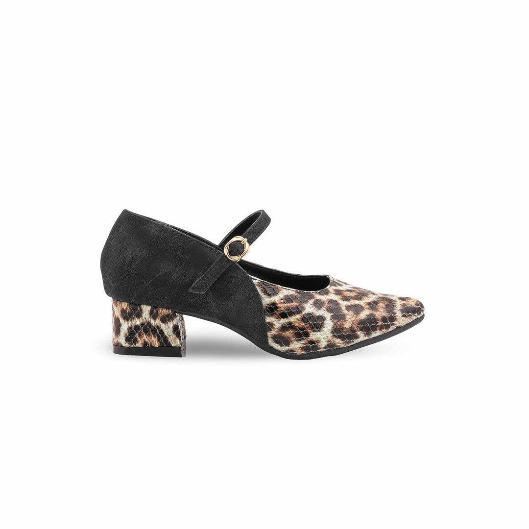 Girls Black Formal Pumps KD2612