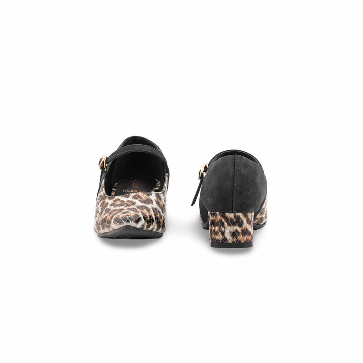 Girls Black Formal Pumps KD2612