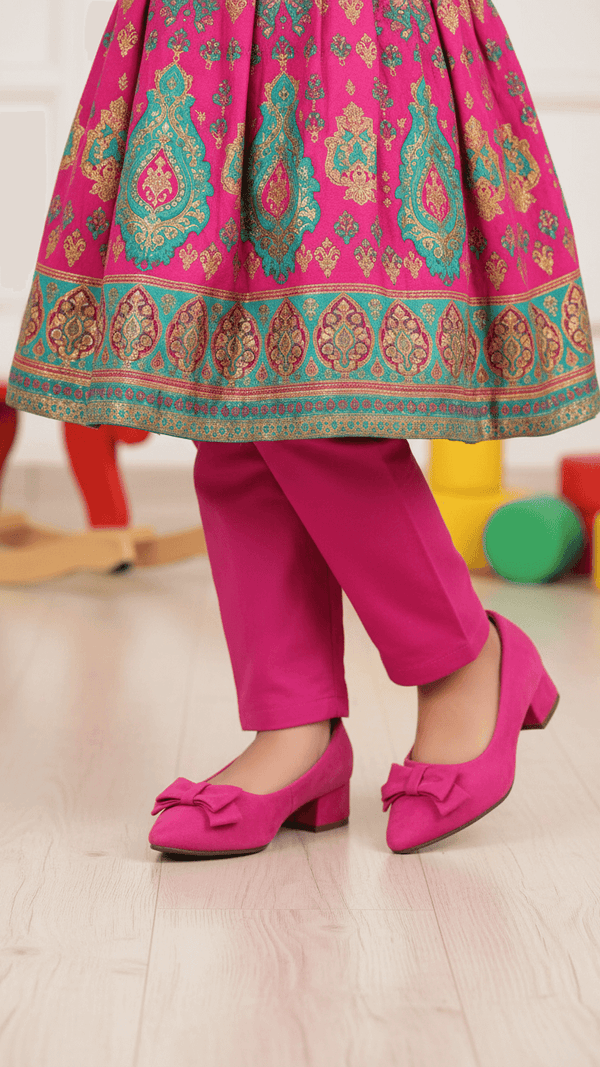 Girls Rose Formal Pumps KD2613