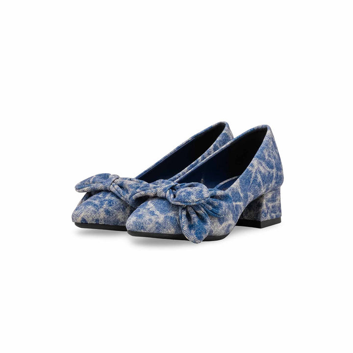 Girls Navy Formal Pumps KD2614