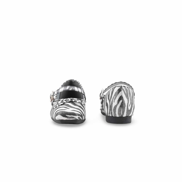 Girls Grey Formal Pumps KD2616