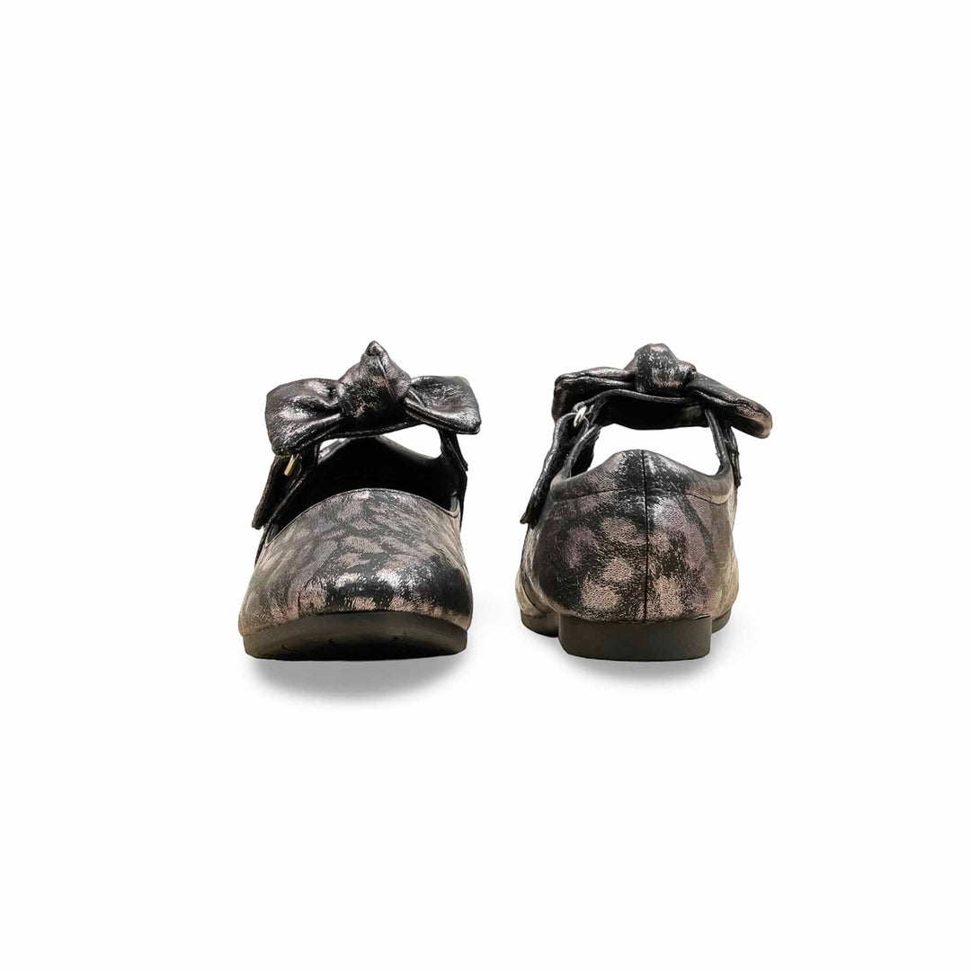 Girls Grey Formal Pumps KD2617