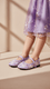 Girls Purple Formal Pumps KD2618