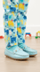 Girls Sky Blue Fancy Moccasin KD2629