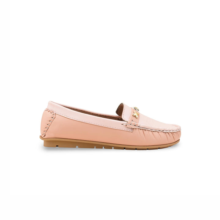 Girls Pink Fancy Moccasin KD2629