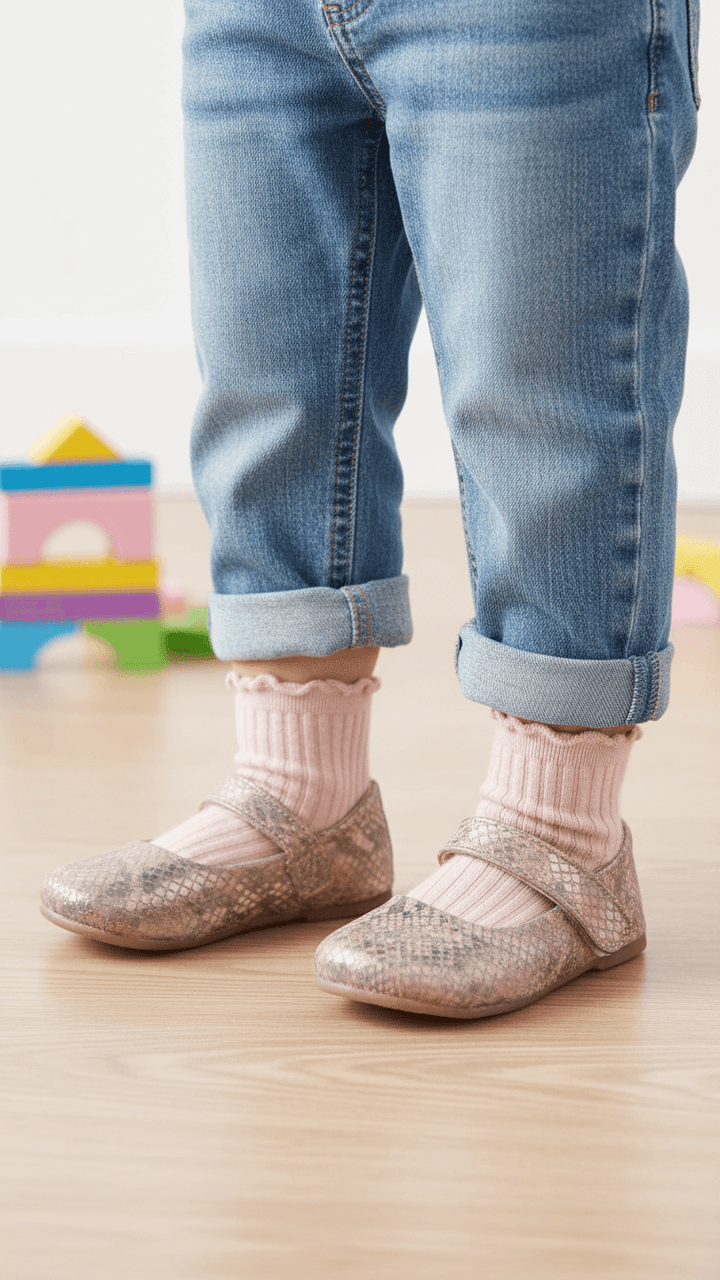 Girls Pink Fancy Pumps KD2632